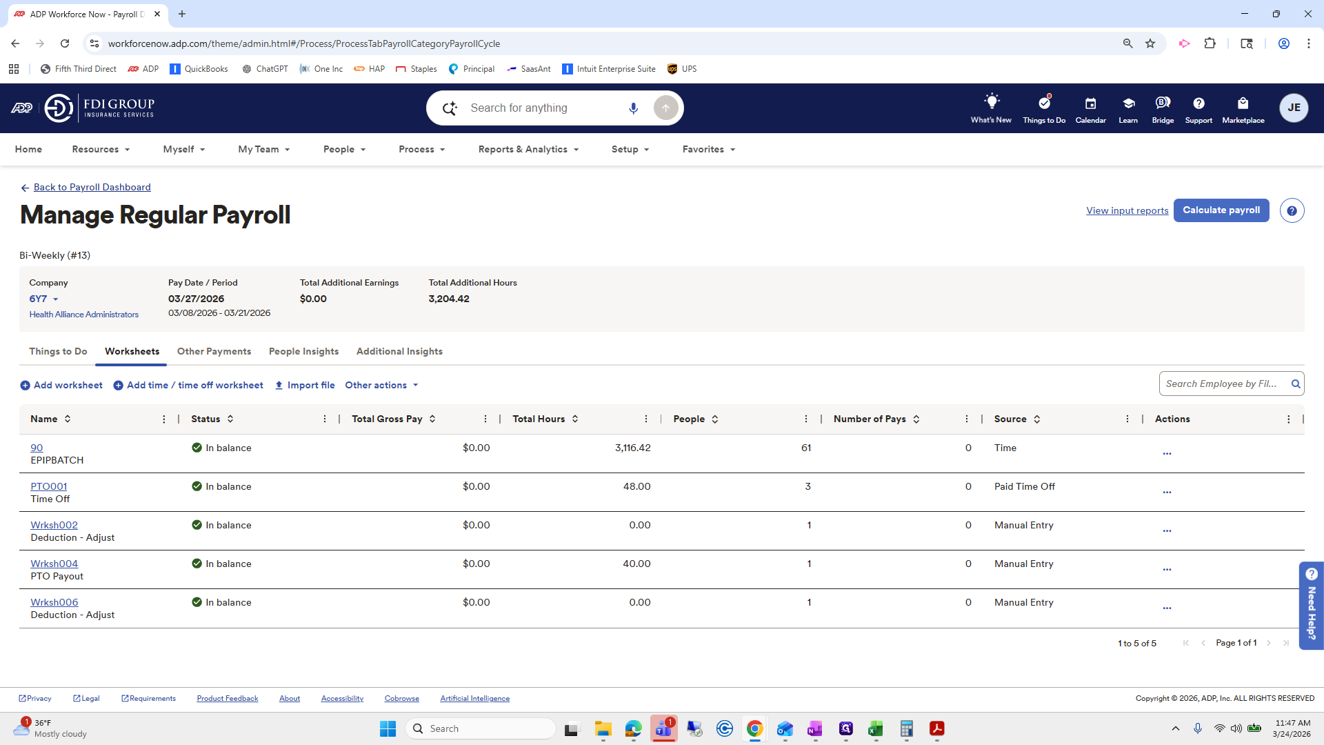 Step #86: Click on "← Back to Payroll Dashboard"
