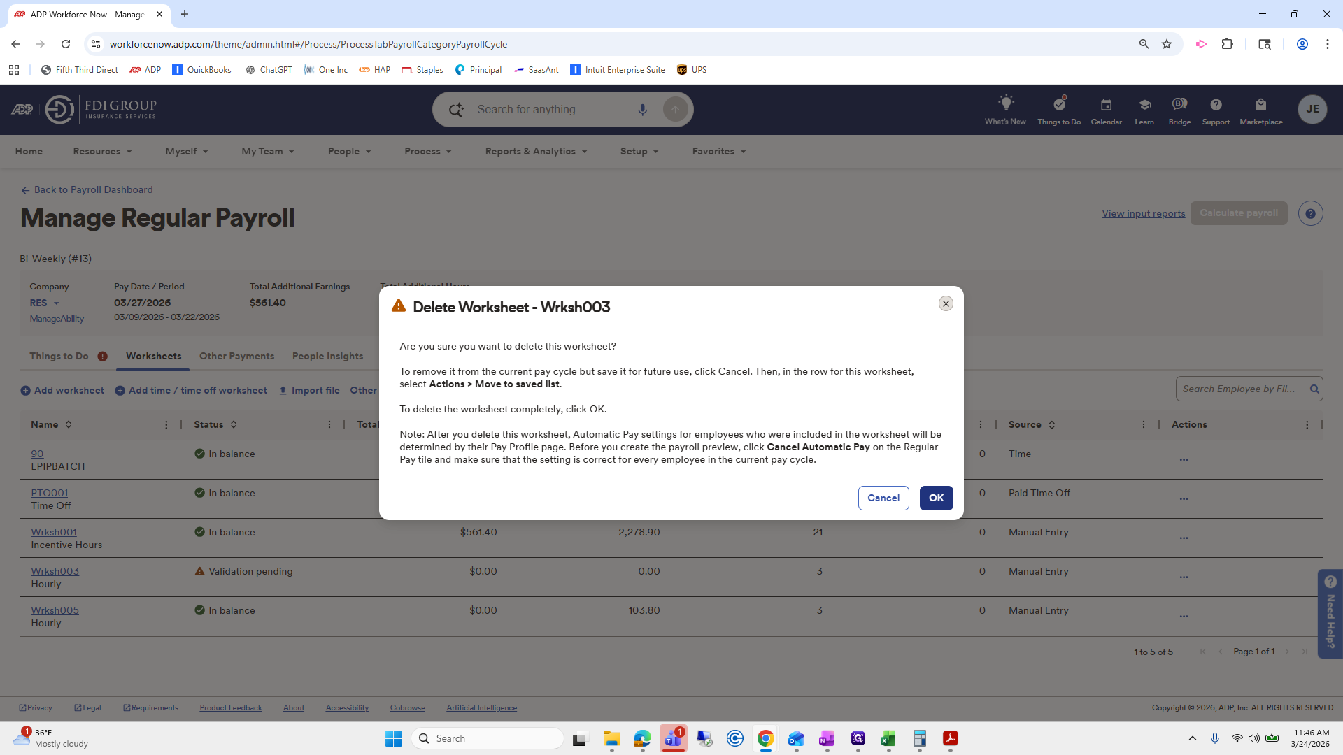 Step #63: Click on "OK"
