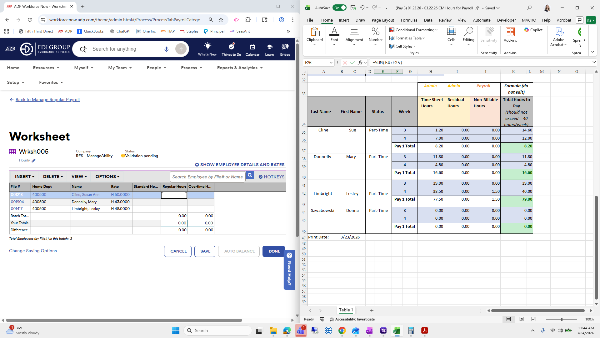 Step #23: Double-click on "Lesley"