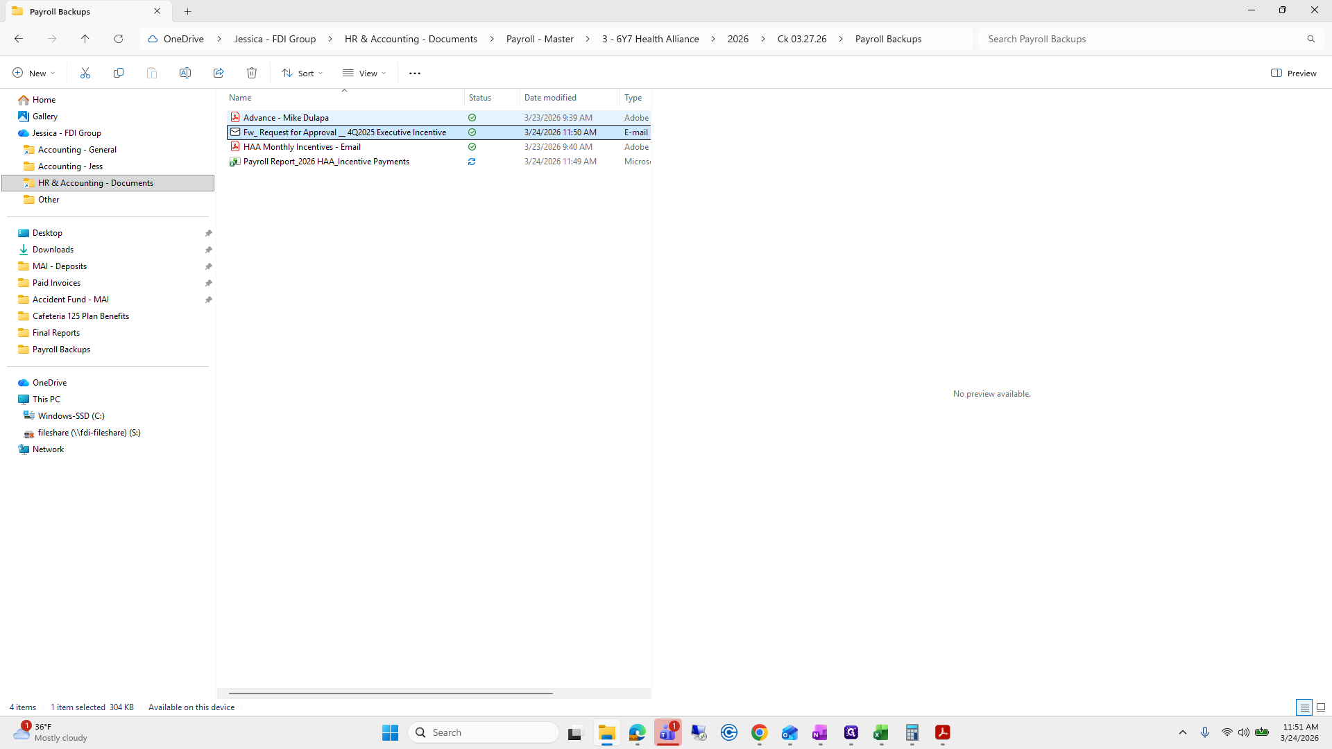 Step #195: Click on "Advance - Mike Dulapa"