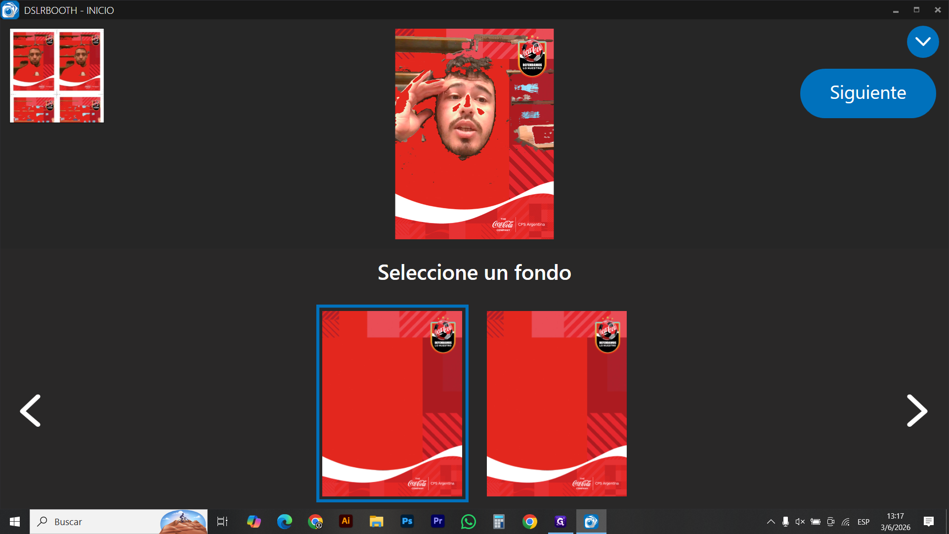 Step #17: Haz clic en Siguiente para que el software tome la secuencia de fotos programadas.
