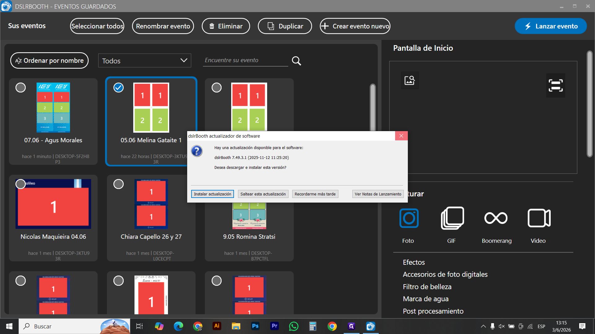 Step #2: Haz clic en la X para cerrar la ventana emergente de actualización de software, si aparece.