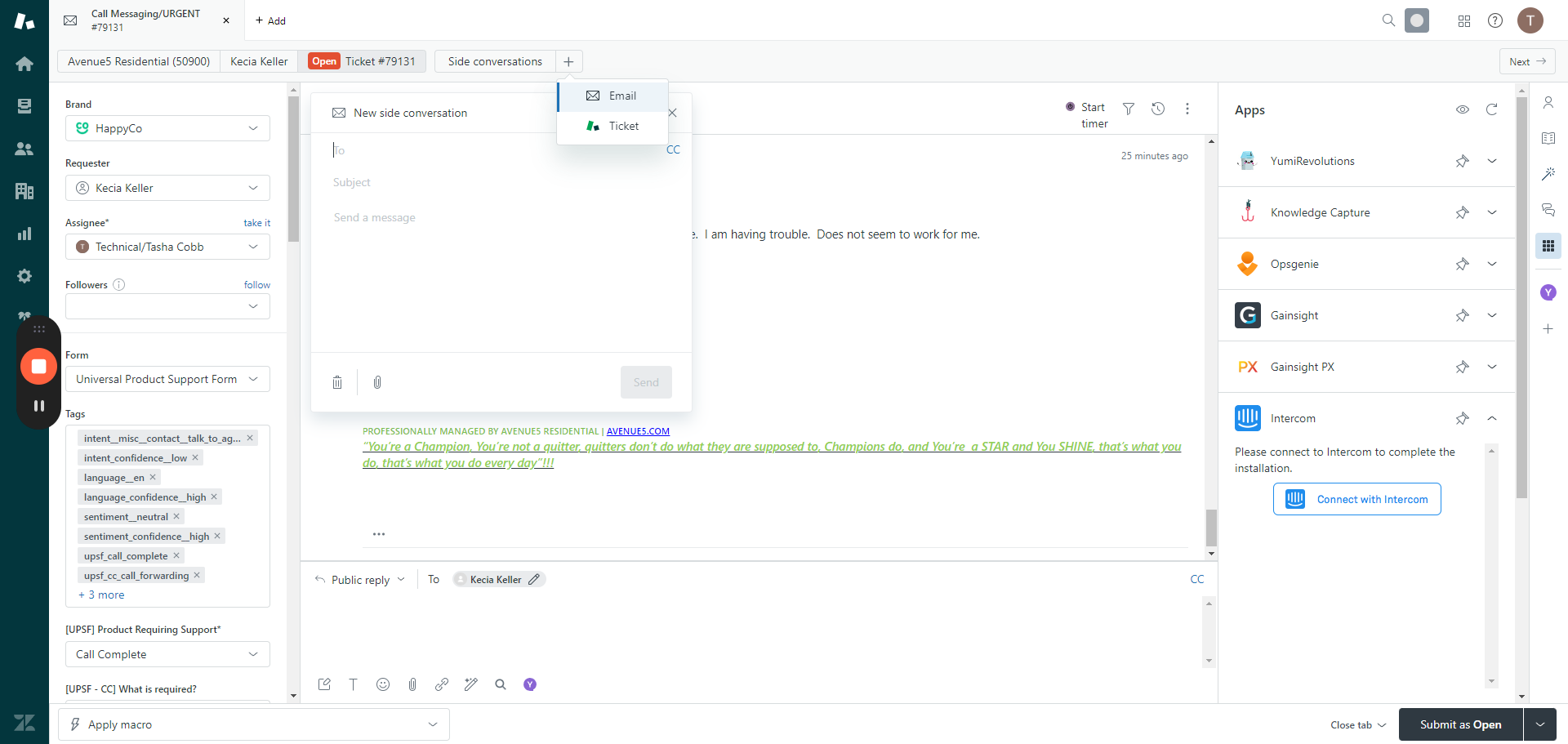 Step #3: Click "Email"