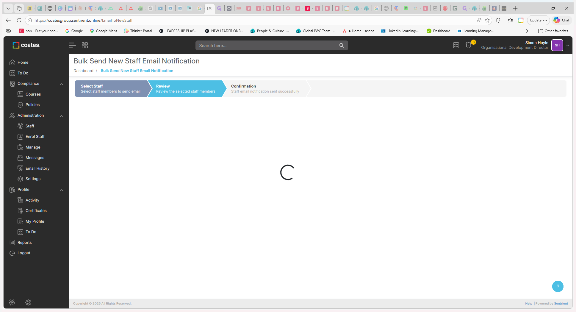 Step #6: Click Continue to Send Email.