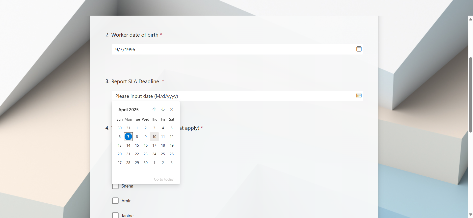 Step #7: Click on "April 10th, 2025"