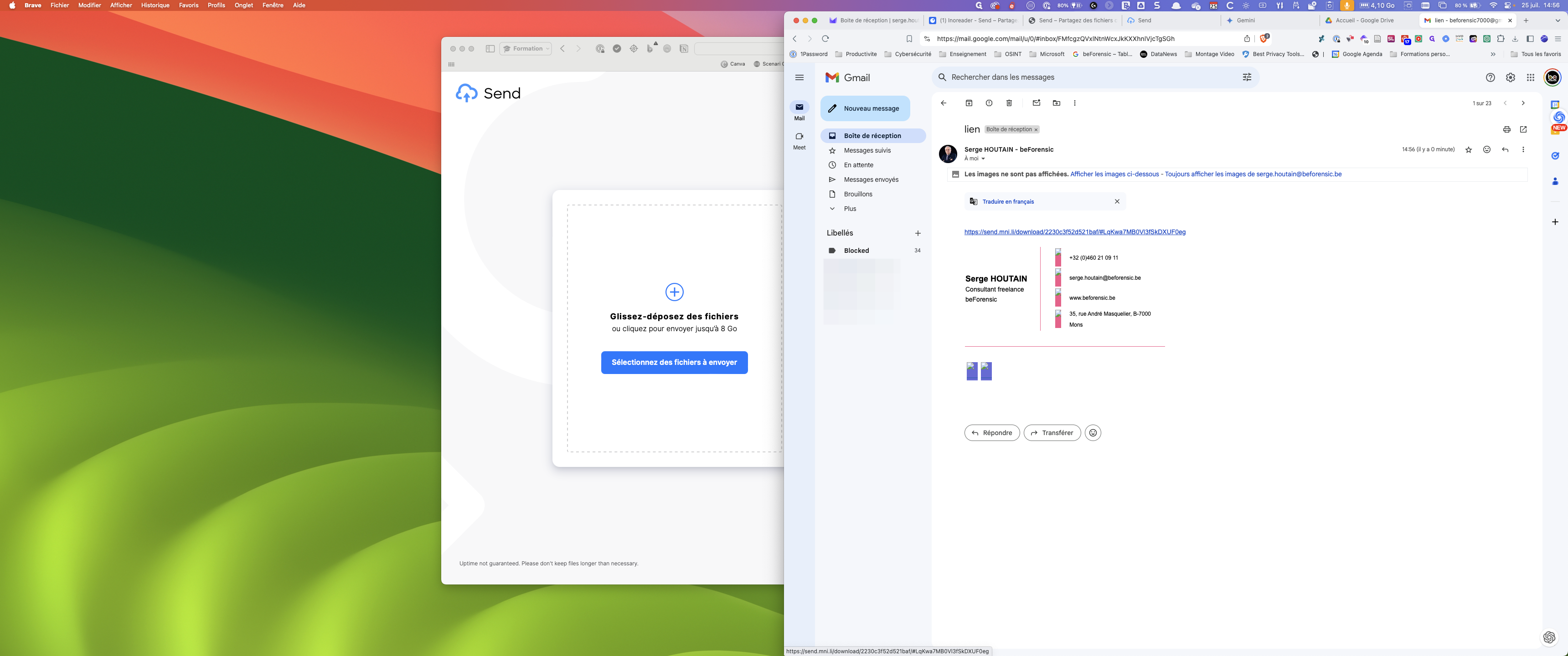 Step #13: Cliquez sur le lien dans le message.