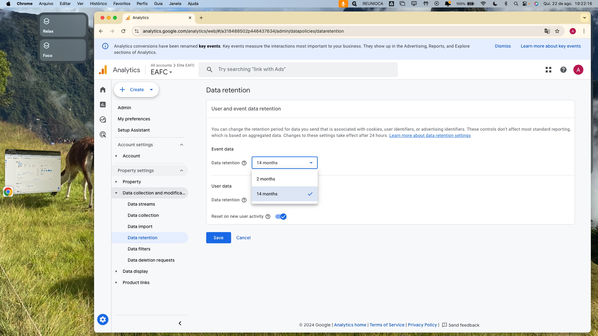 Step #22: Click on "14 months"
