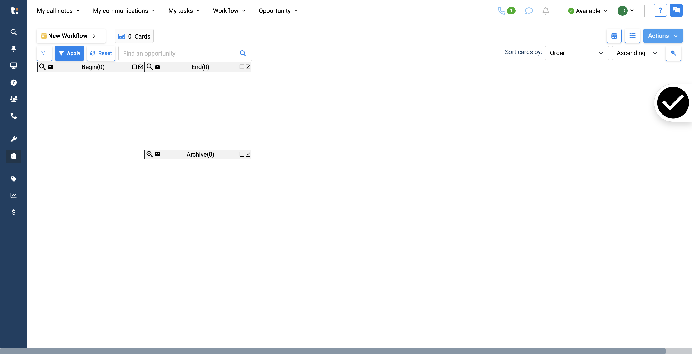 Step #3: Next, click the Actions button.