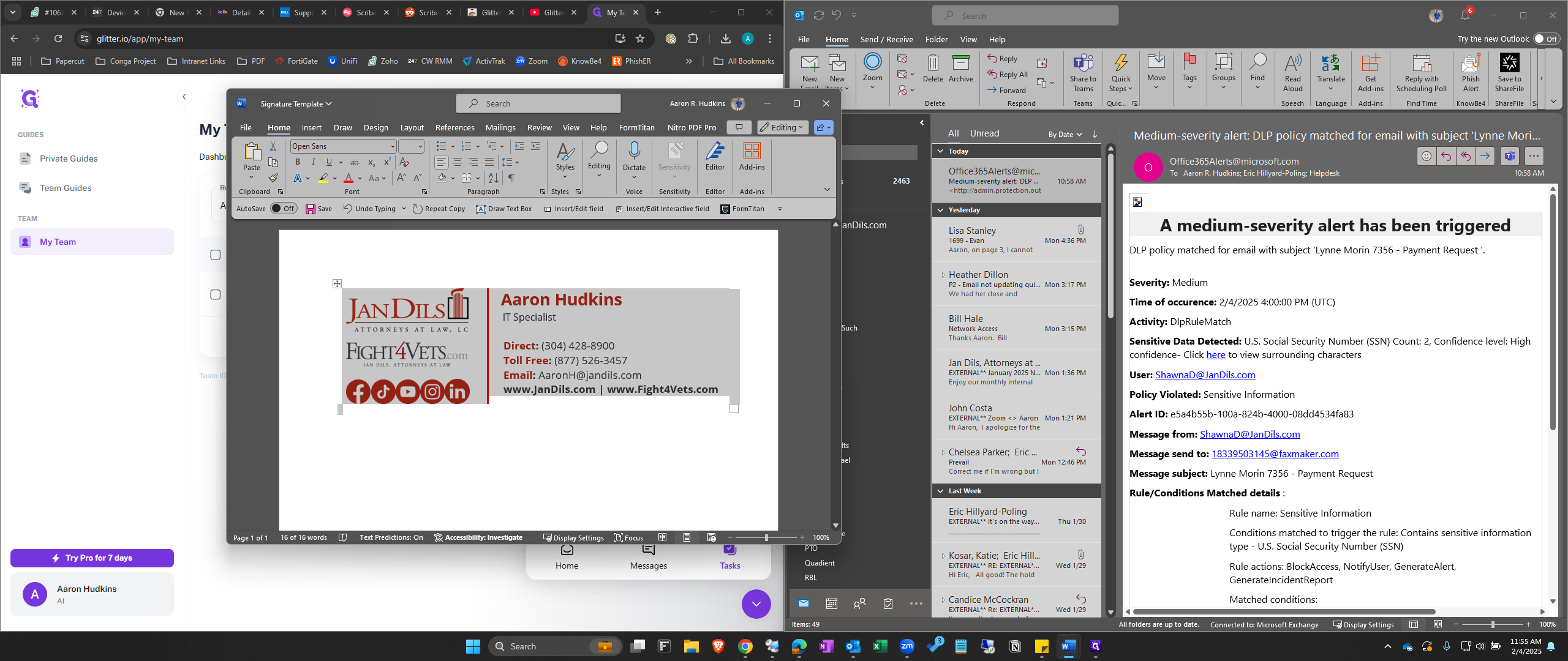 Step #3: Switch to Outlook