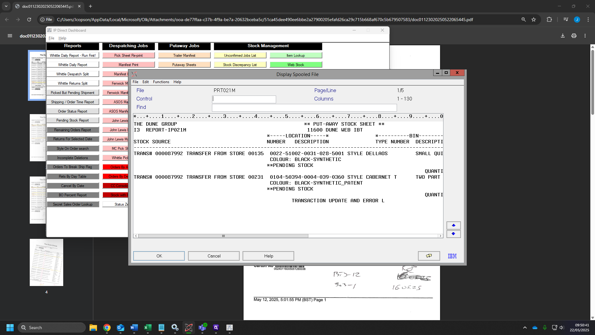 Step #41: Here you will find your distribution number. Type this into a notepad. 