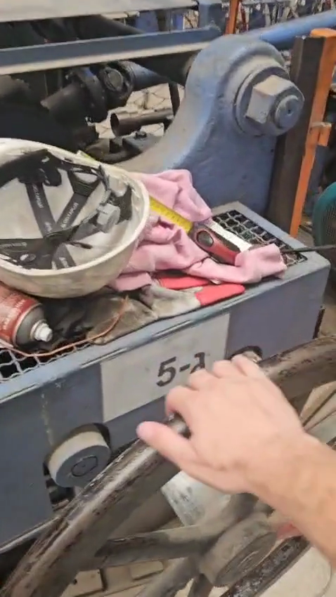 Step #9: Turn the adjustment wheel to increase the distance between the rollers.