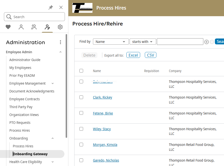 Step #4: Click on "Onboarding Gateway"