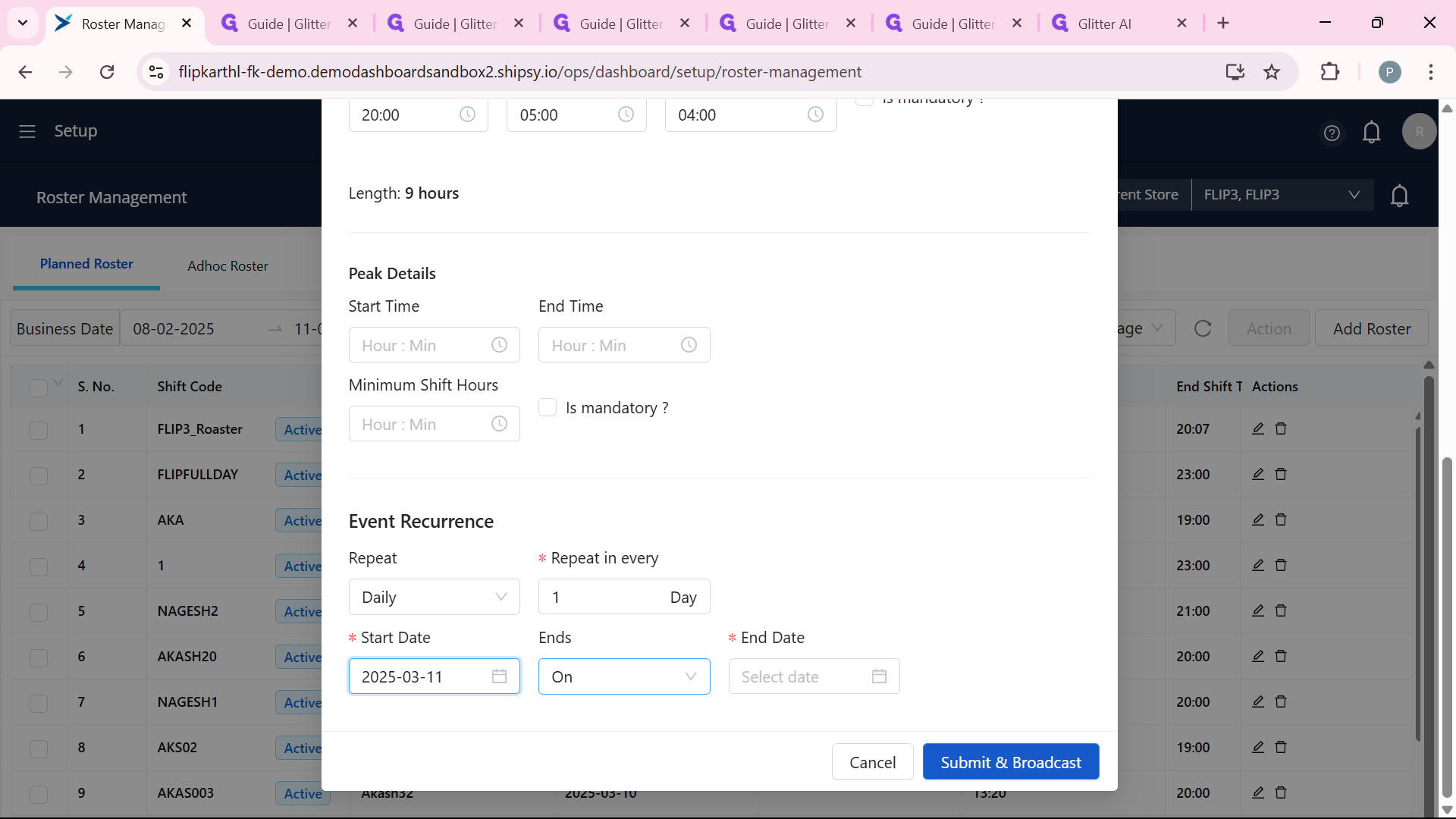 Step #24: Click here to choose whether to place the end date or not
