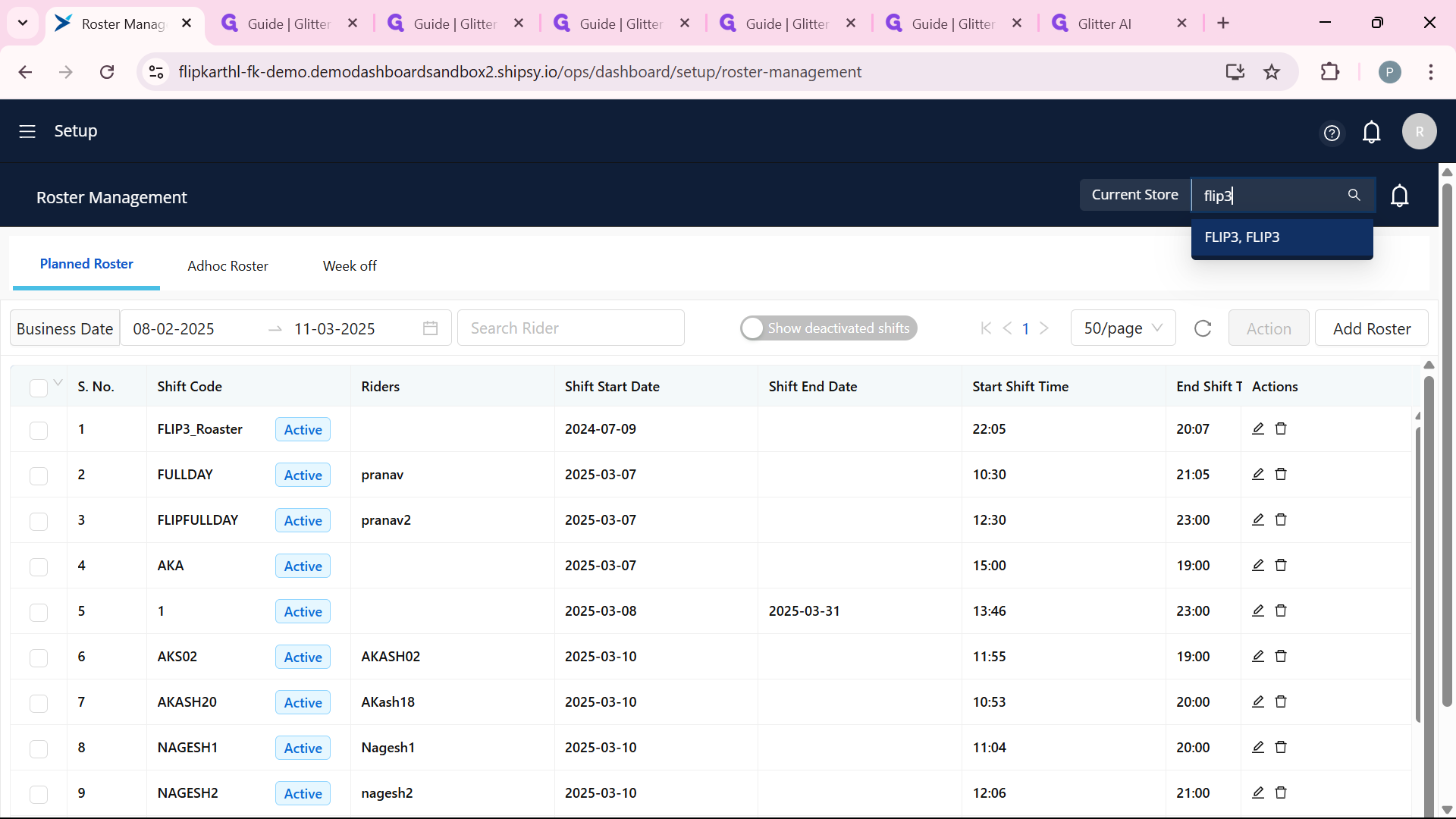 Step #4: Type and select the hub name. In here Hub manager Click on "FLIP3 , FLIP3"
