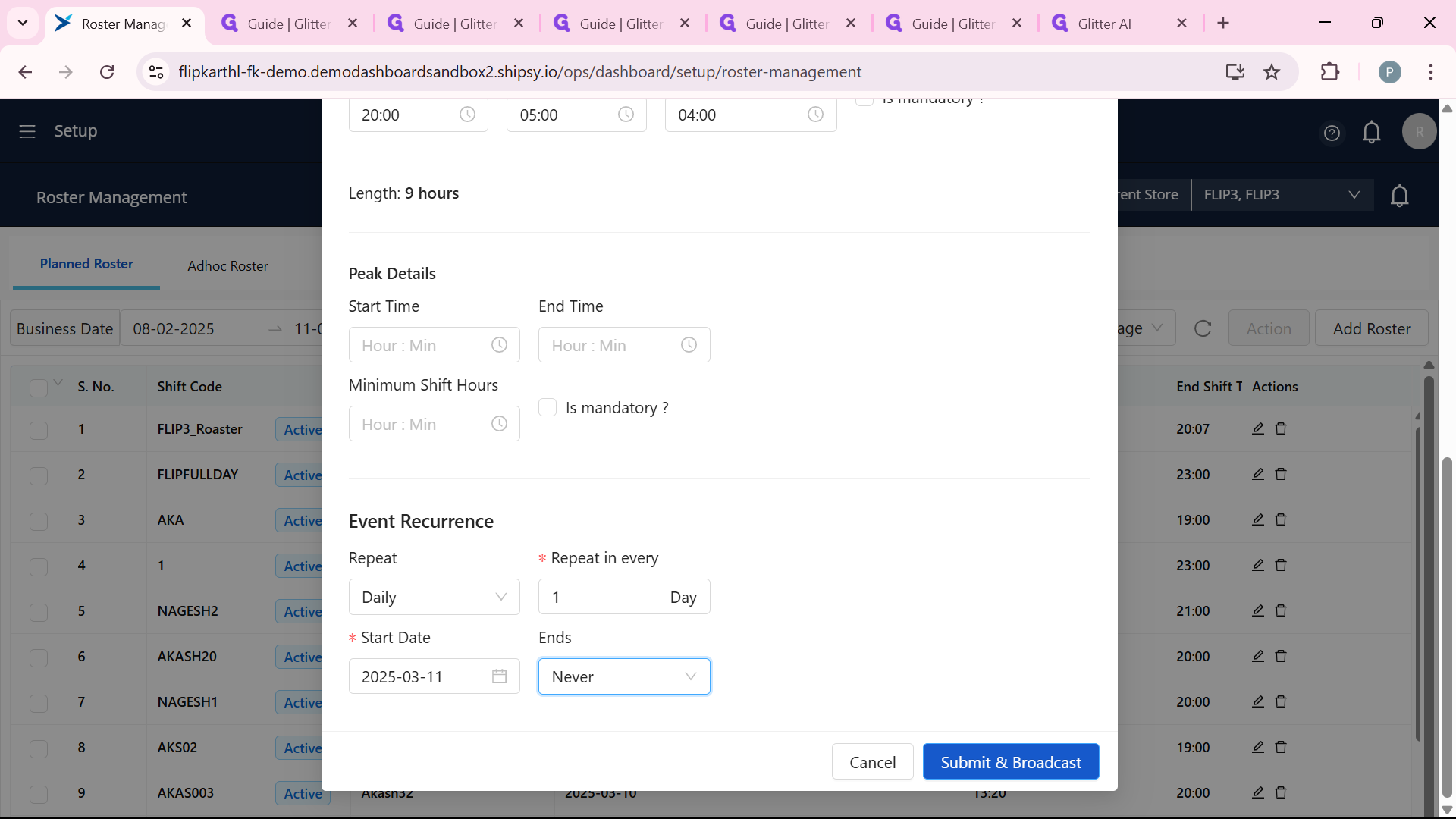 Step #26: Click on "Submit & Broadcast".