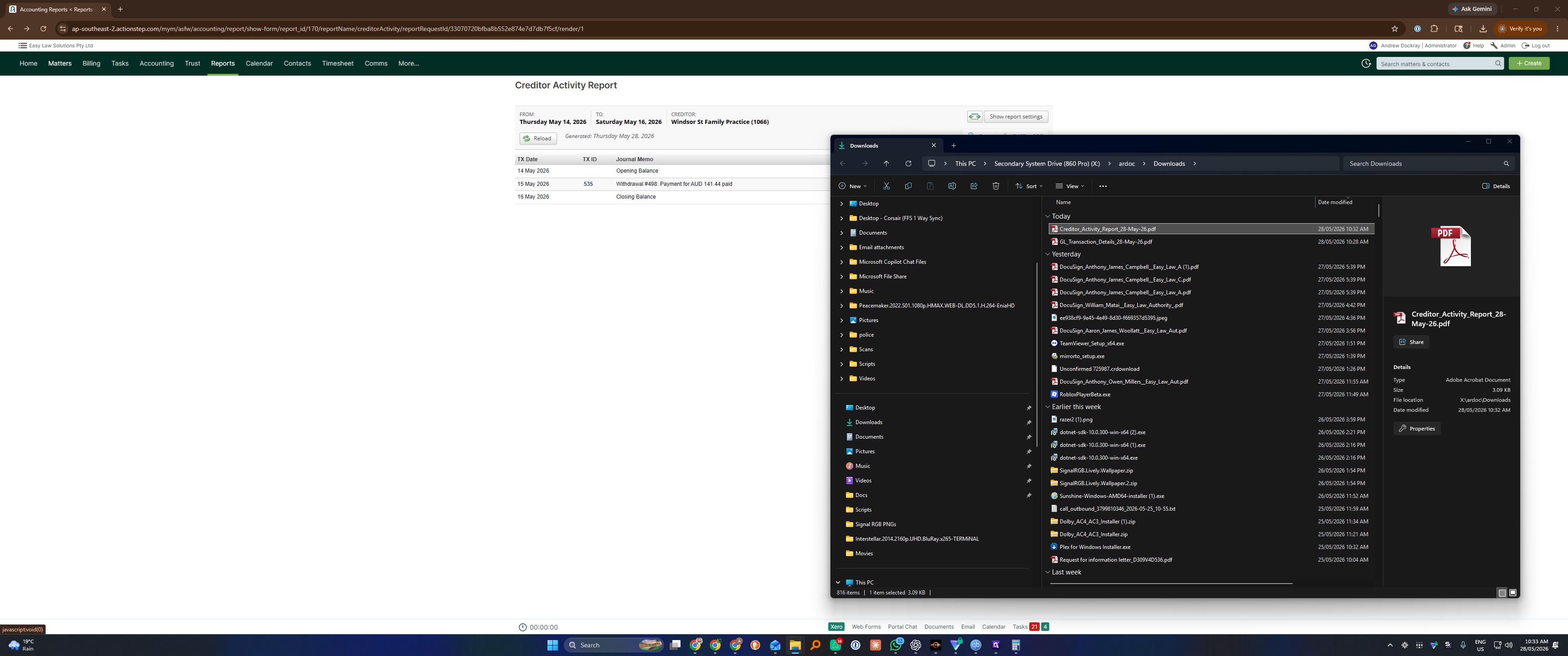 Step #8: Navigate to the Matters module in the main navigation.