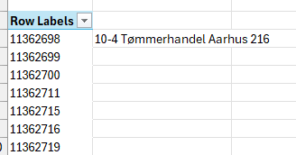 Step #17: The name from the 2nd column will be pulled through.