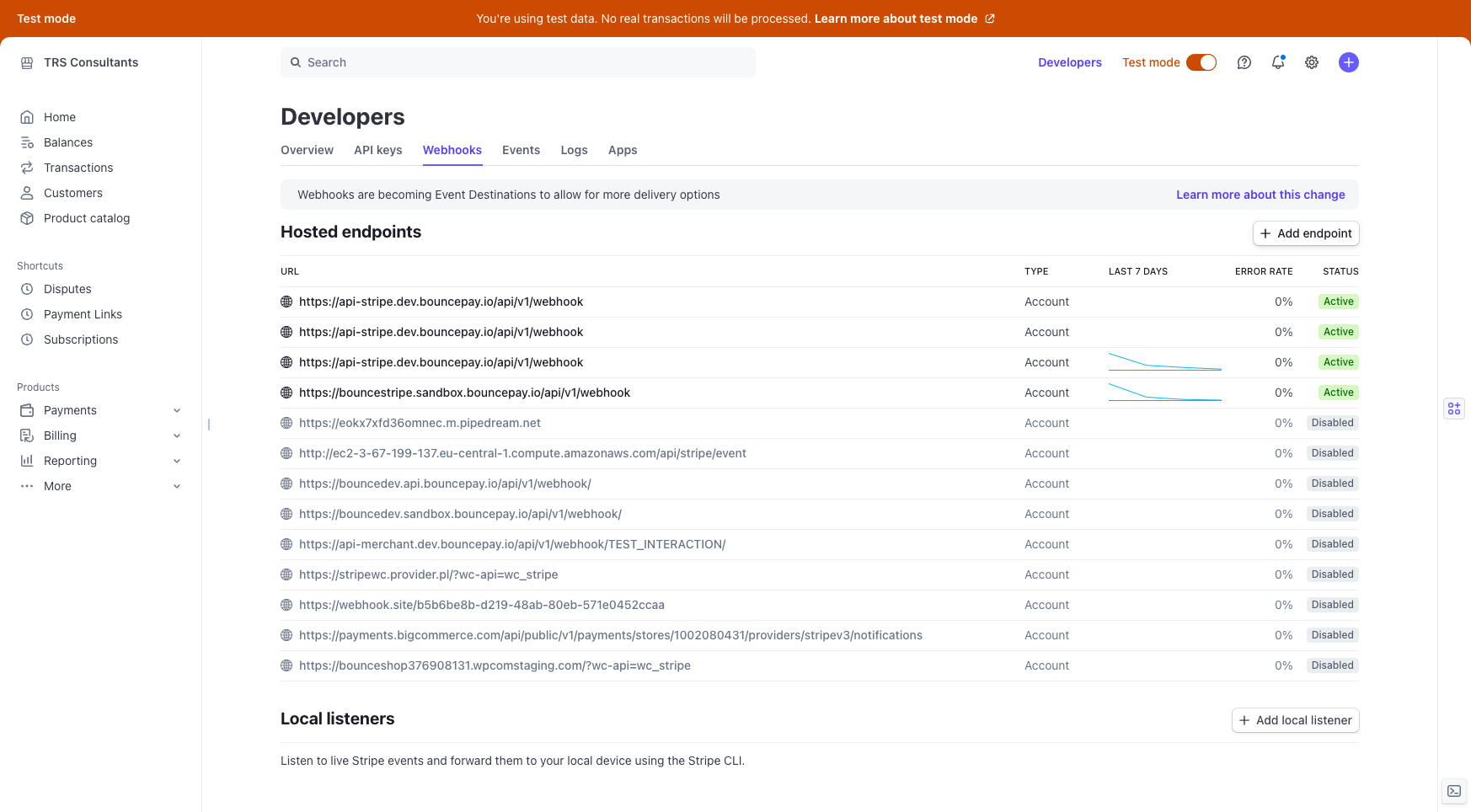 Step #3: Click on "Add endpoint"