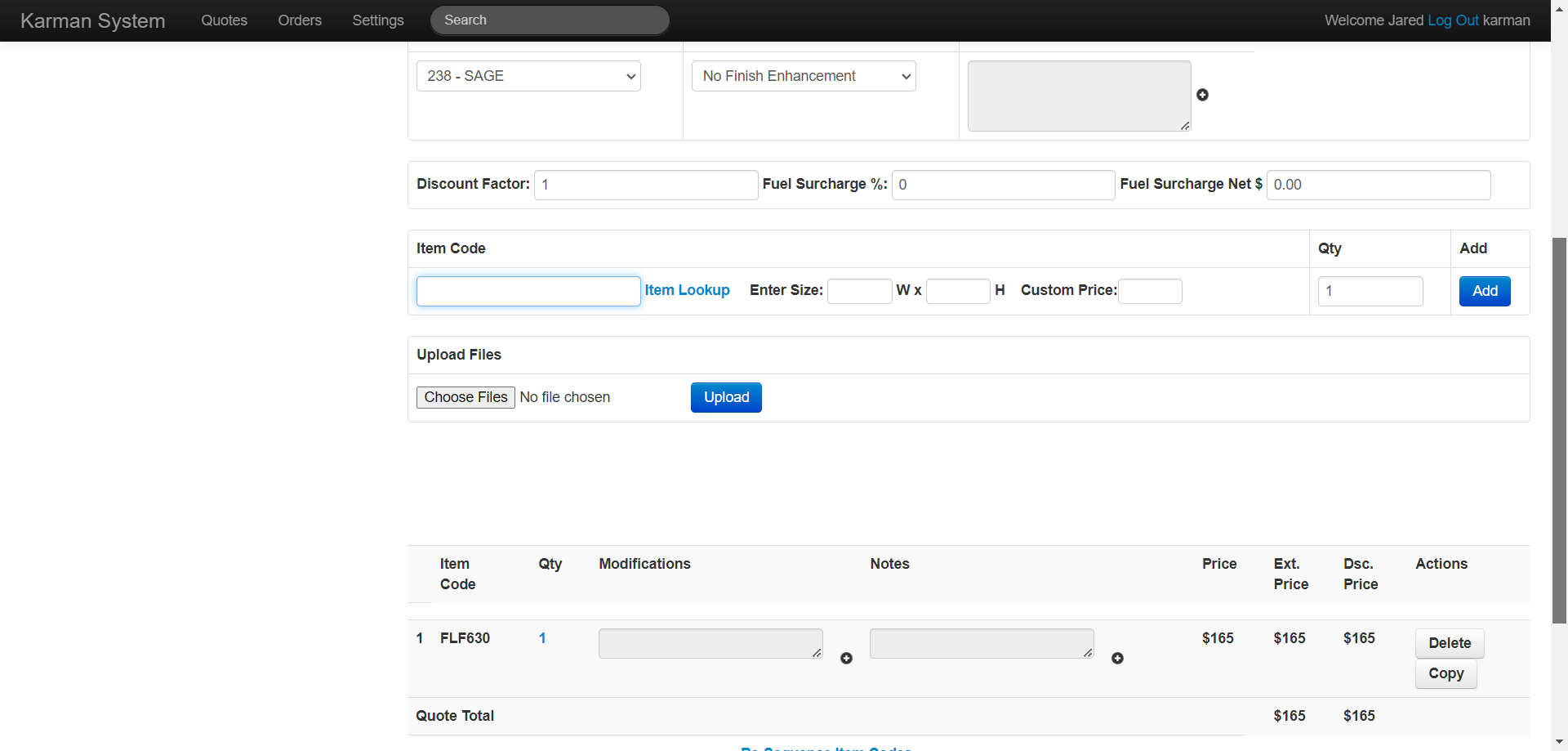 Step #15: Scroll down to see the item has been added to the order.