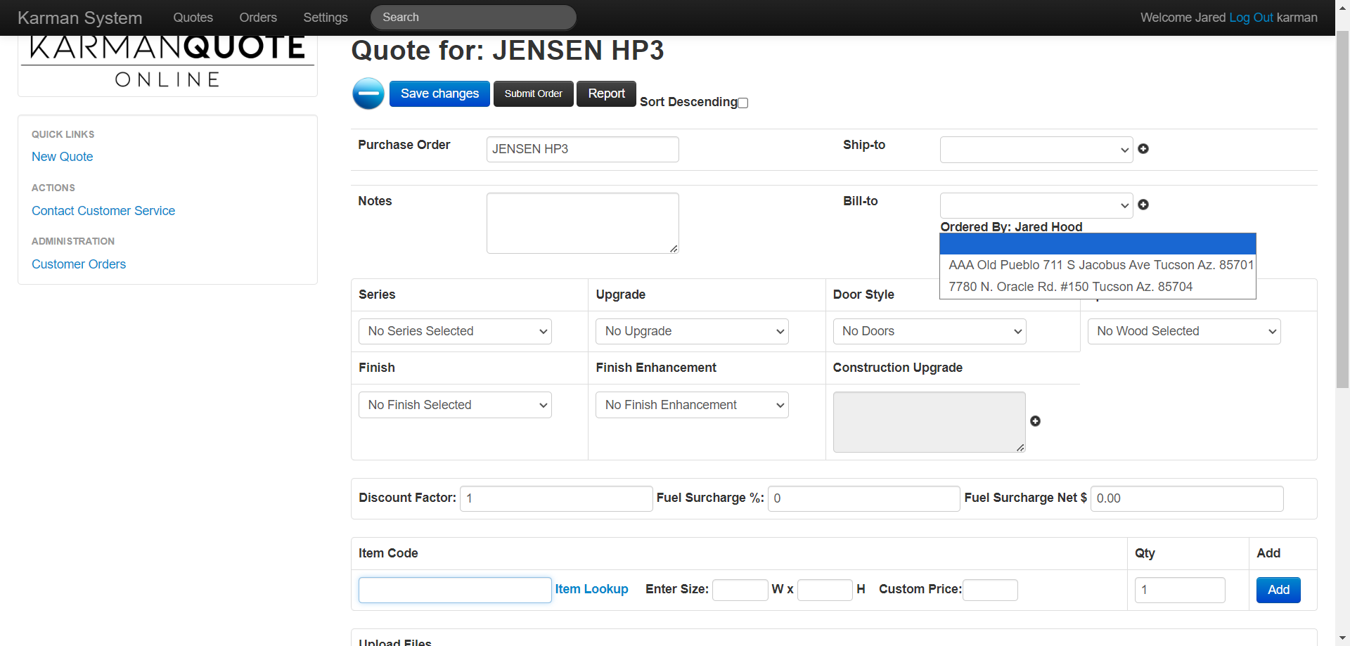 Step #7: Click on the showroom address on Oracle