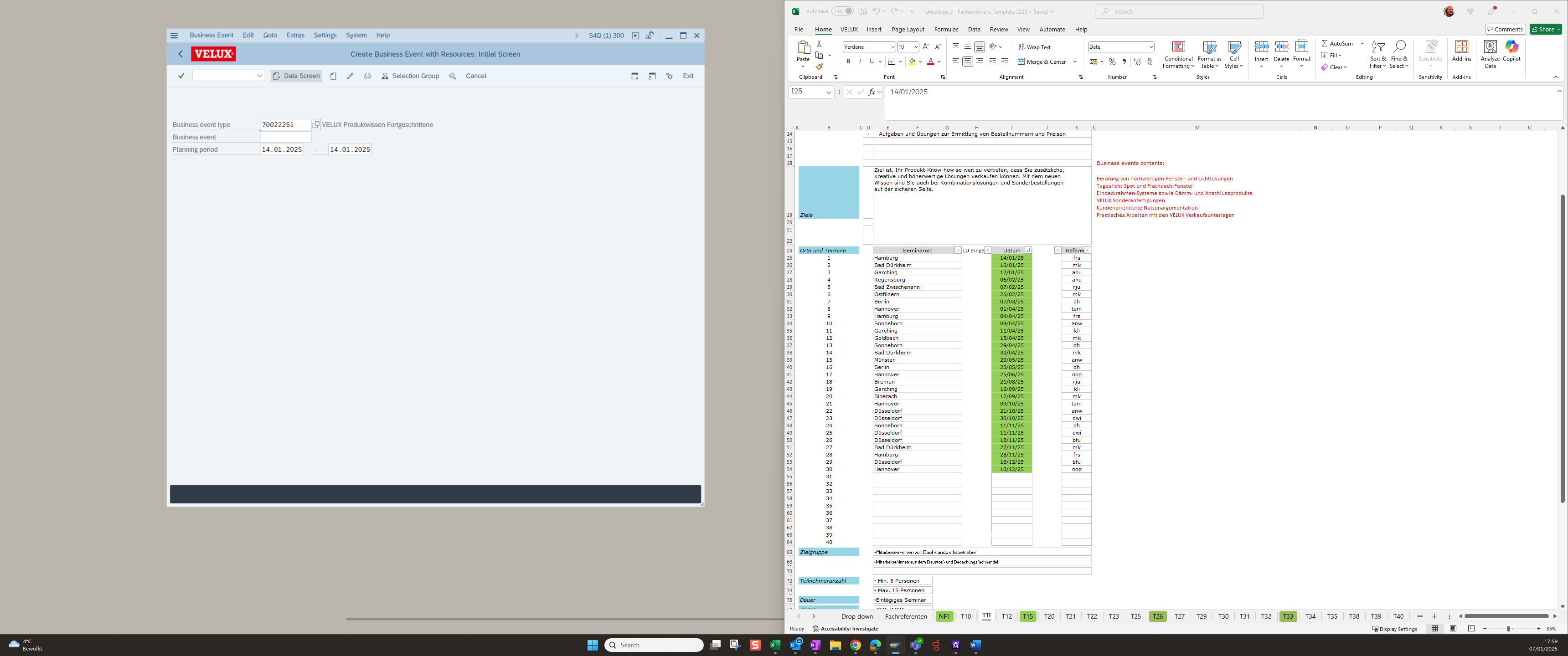 Step #4: Click on "Data Screen"