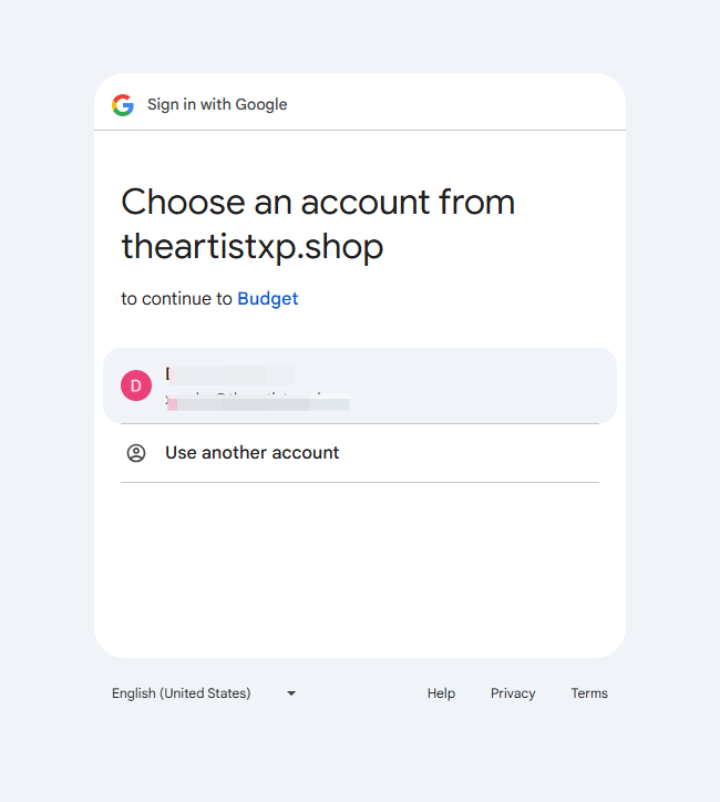 Step #15: Sign into your google account
