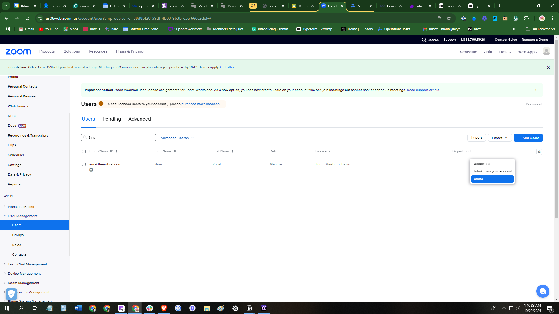 Step #4: Then click "Delete"