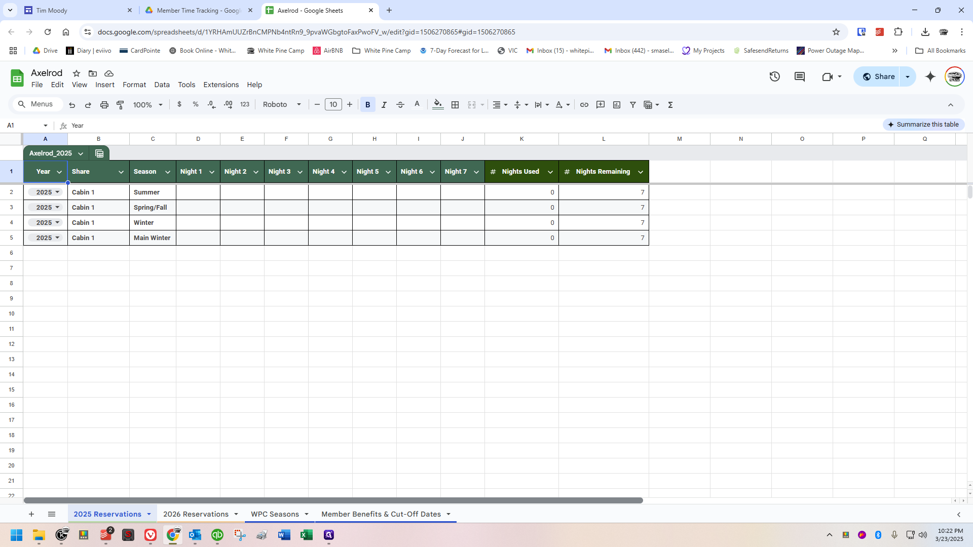 Step #18: These other two are informational. Based on feedback from MJ, which was very helpful, I will be removing the WPC seasons sheet altogether, merging it with the rest.