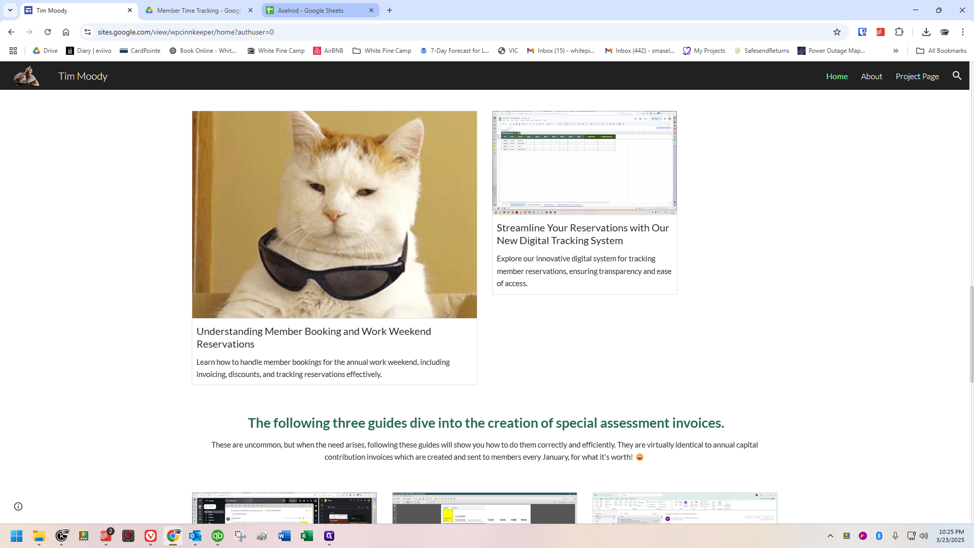 Step #25: Click on "Axelrod - Google Sheets"