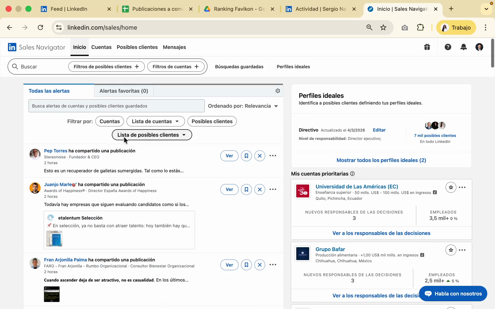 Step #5: Haz clic en el filtro 'Lista de posibles clientes'.