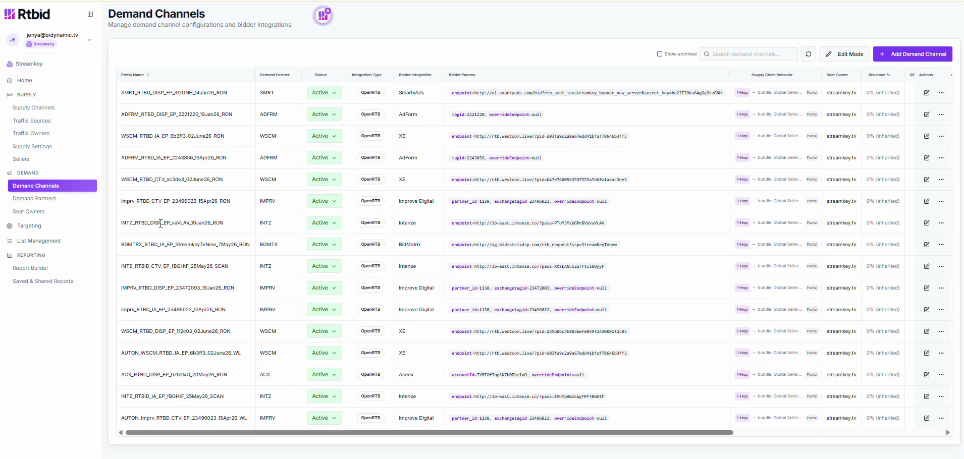 Step #1: Click Integrations in the left sidebar menu.