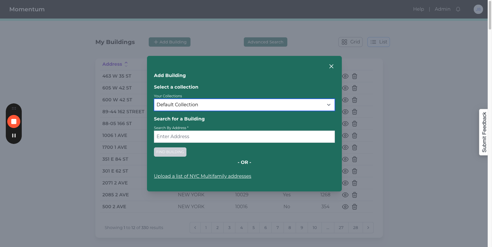 Step #3: Click "Default Collection"