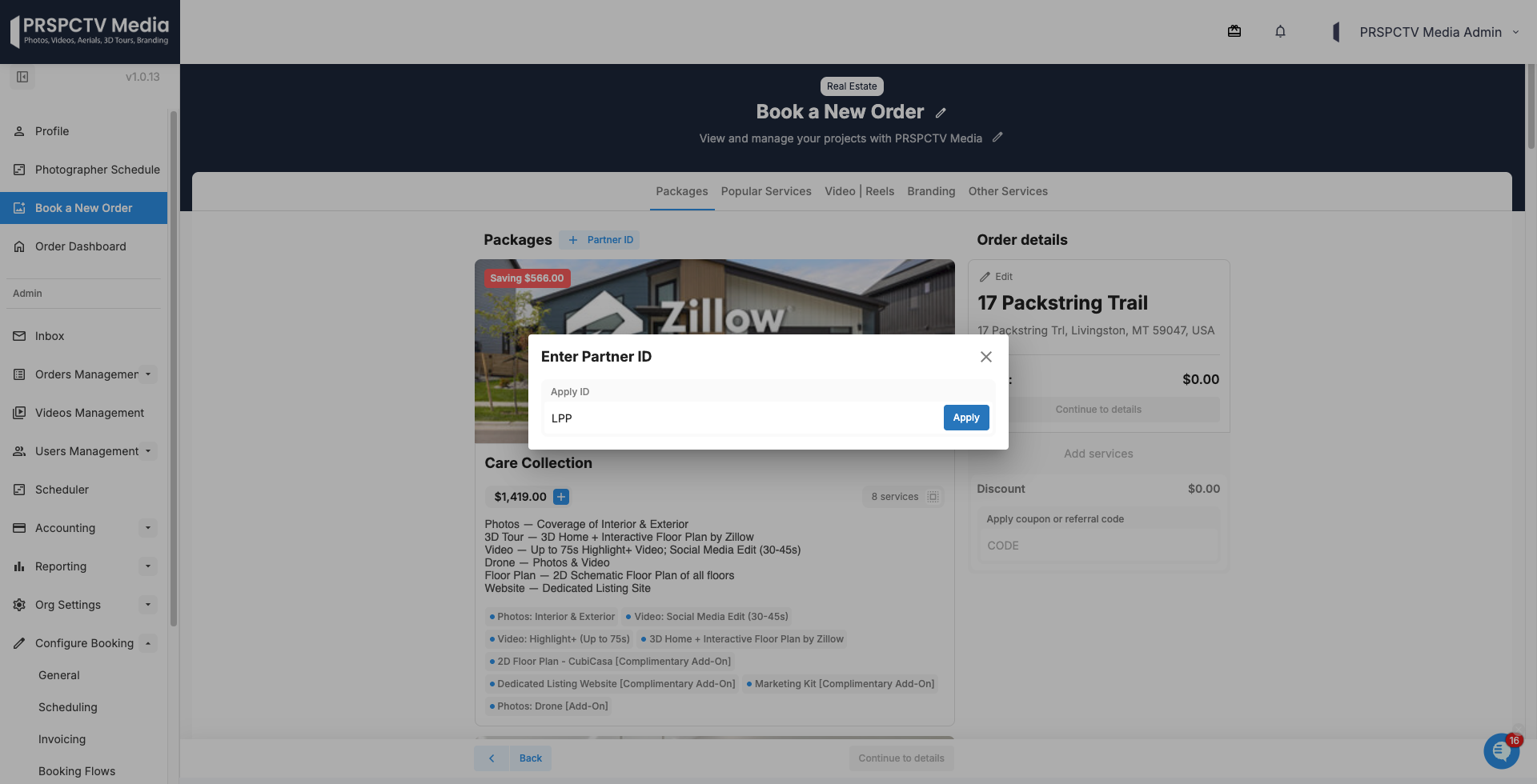 Step #3: Click Apply to attach the code to your order and see the Collections with your Loyalty Perks inlcuded.