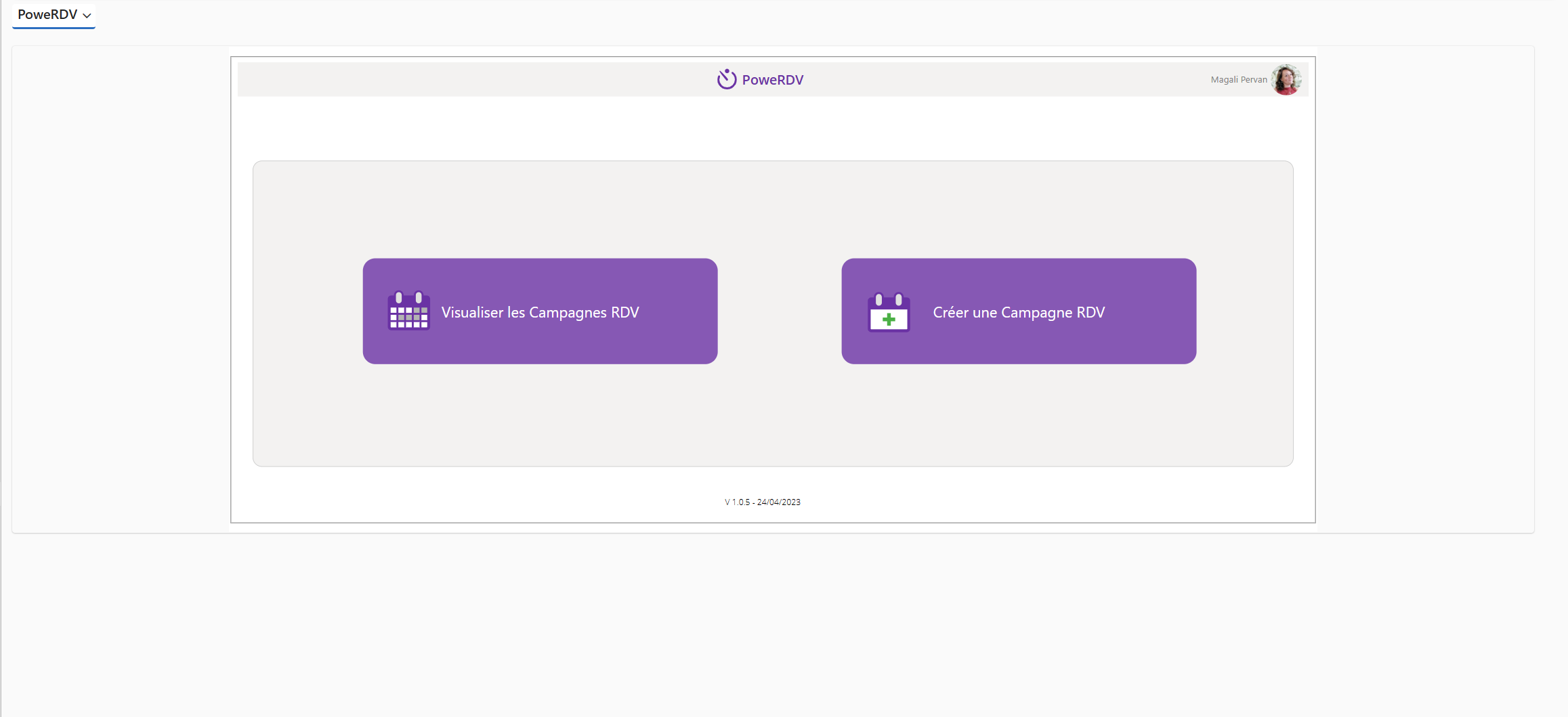 Step #2: Click on "Créer une campagne RDV"
