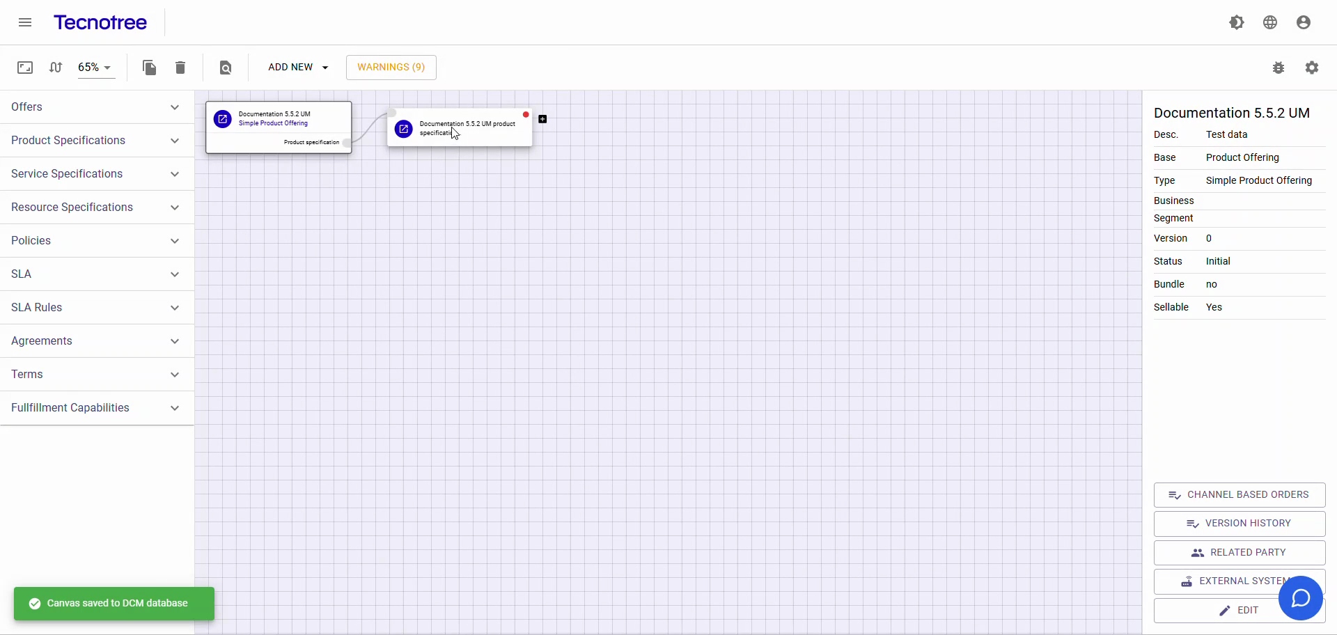 Step #12: Click the Documentation 5.5.2 UM product specification.