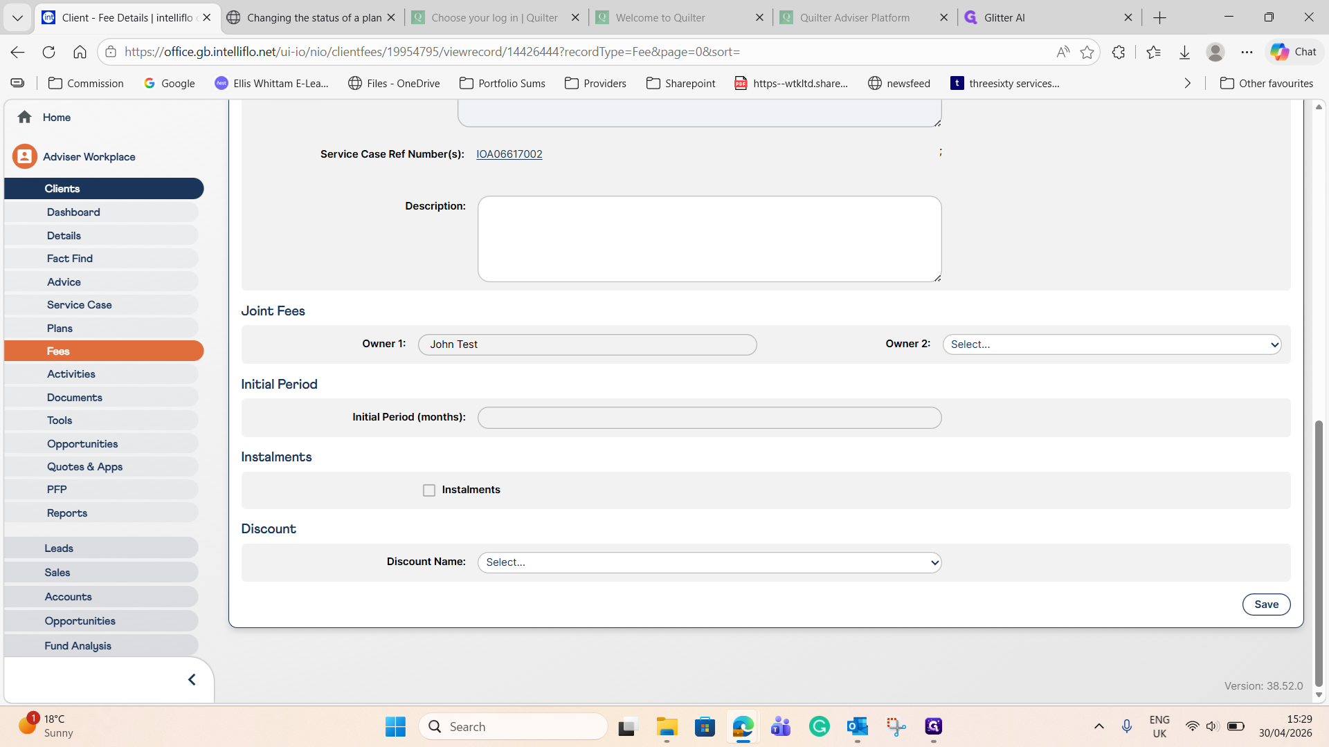 Step #4: Click Save at the bottom of the form.