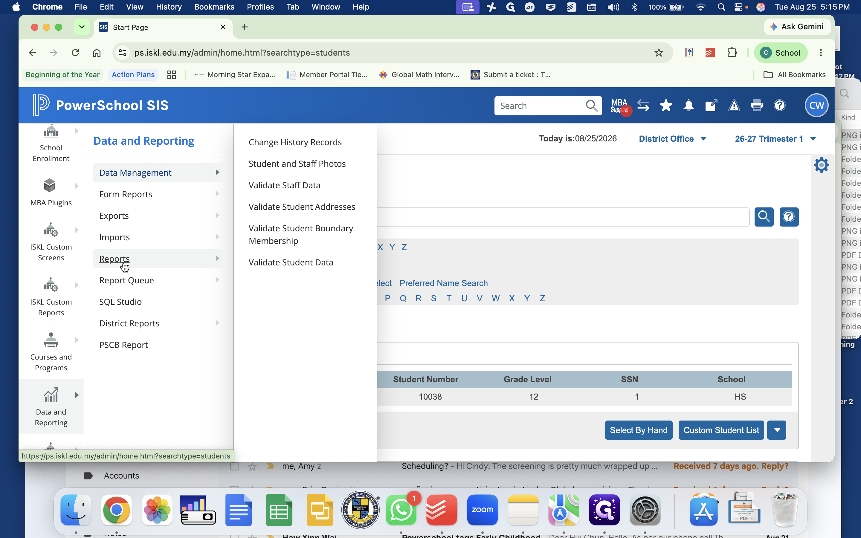 Step #36: Click Reports.