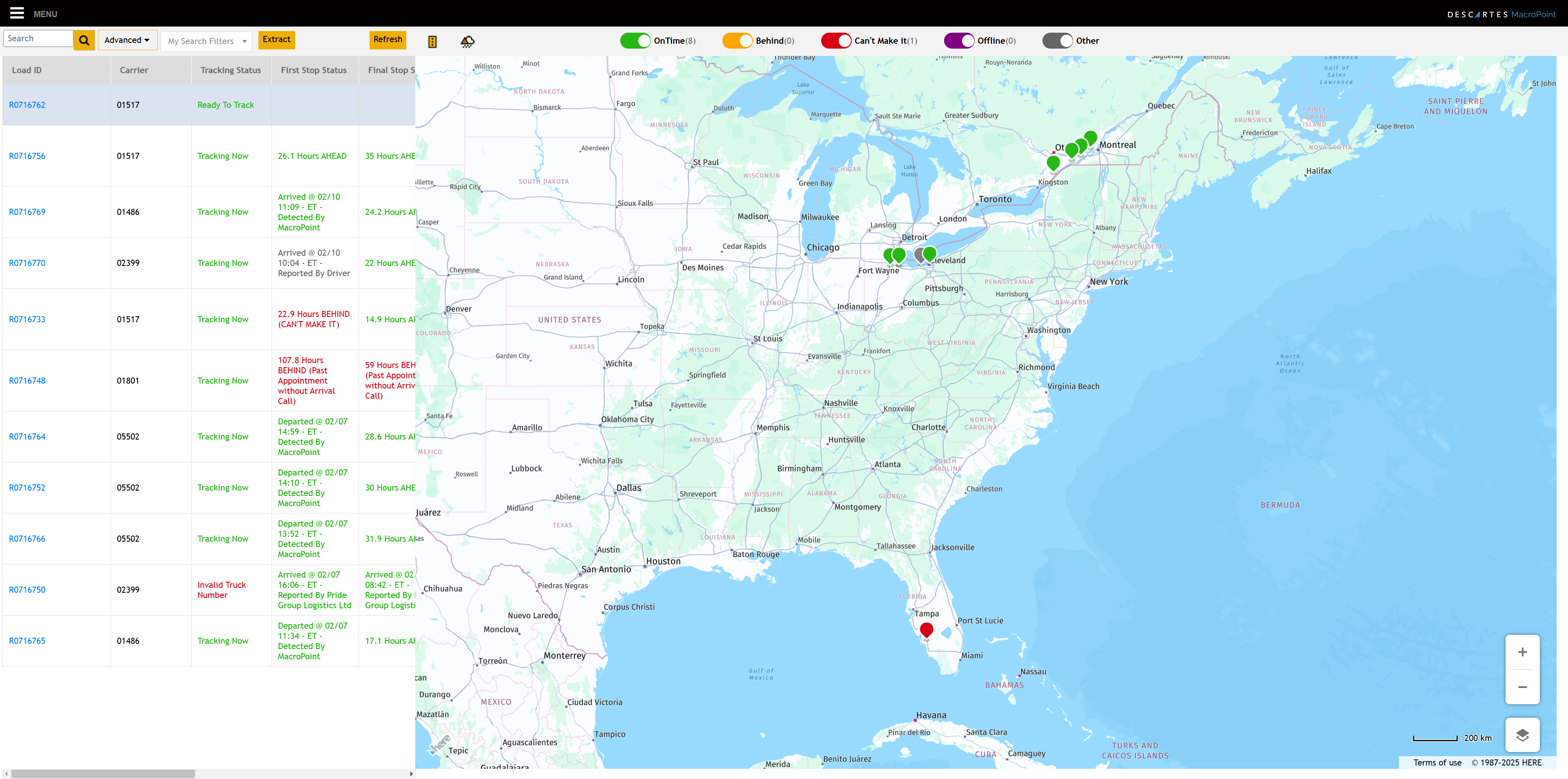 Step #9: Click on Tracking status
