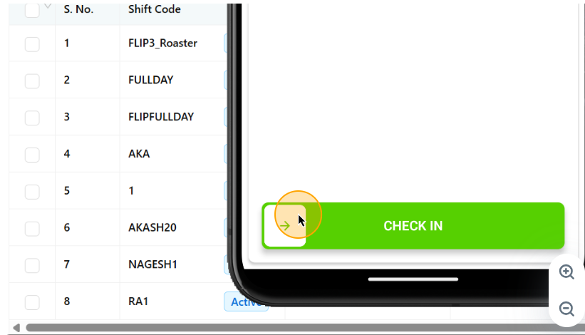 Step #25: Move the check-in from the left side to the right to enable the rider.