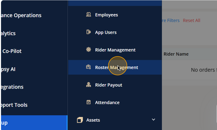 Step #7: To reach 'Roster Management,' navigate to the 'Users' section and choose it.