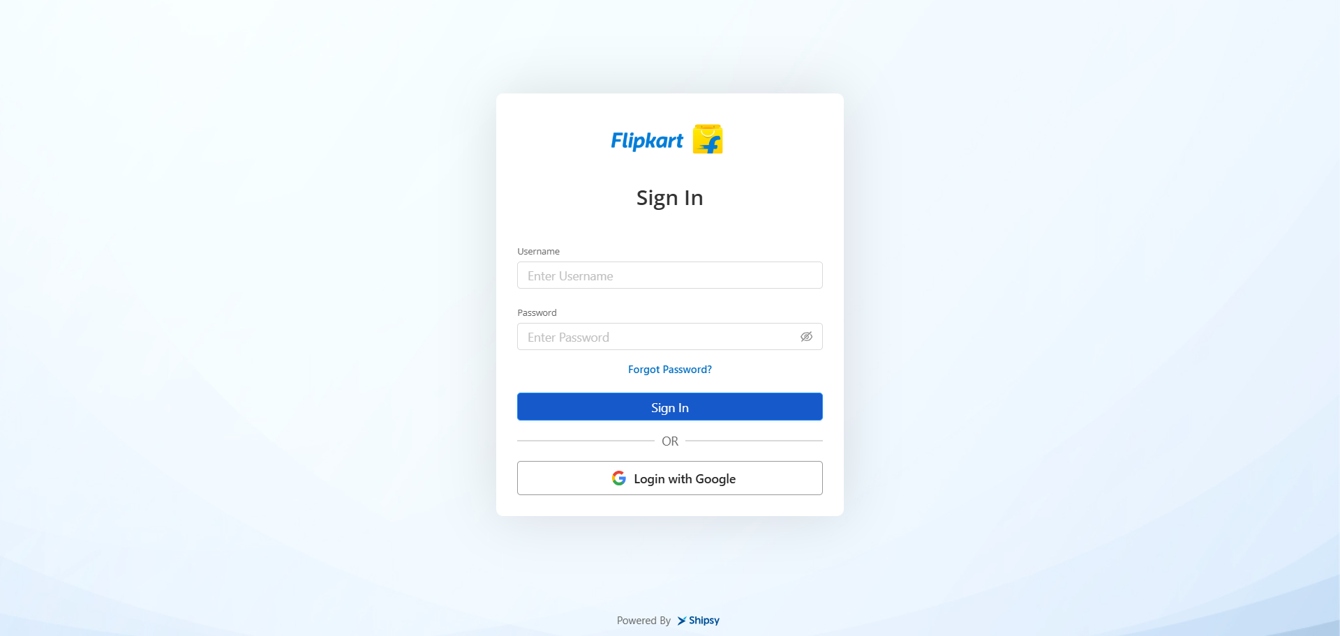 Step #2: To access your account, please enter your correct username and password, then click on the sign-in button.