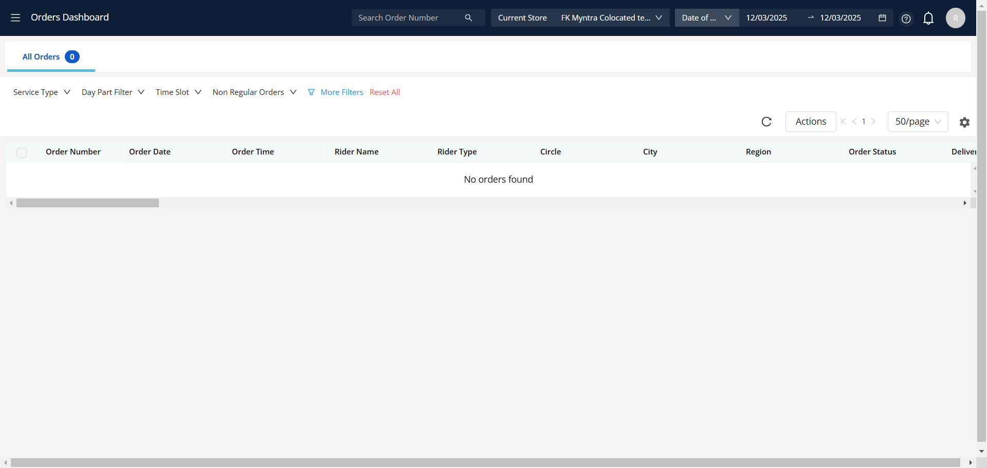 Step #4: After logging in successfully, the system will direct the user to the dashboard page. The next step is for the user to choose an option from the menu bar.