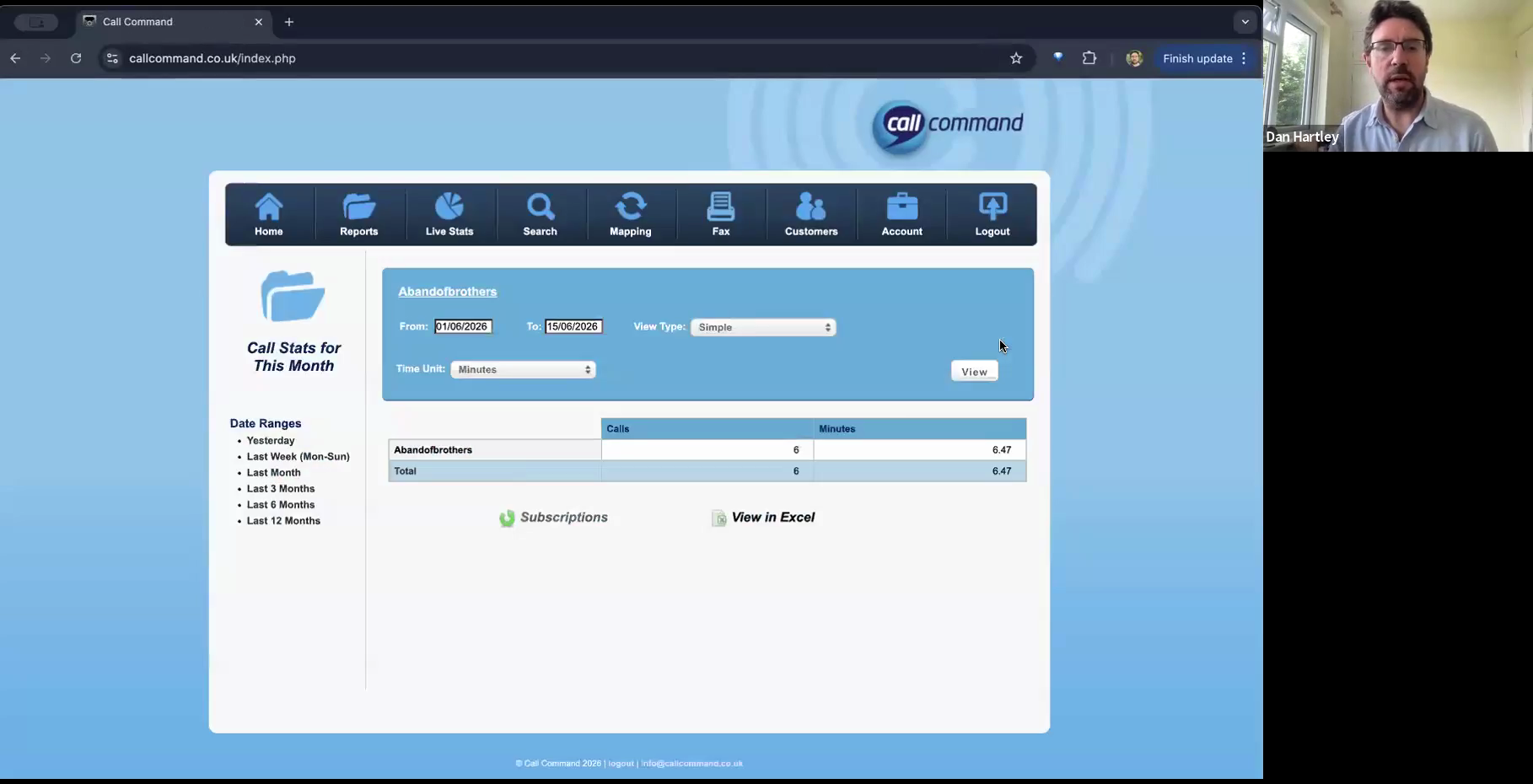 Step #4: Click Log In to access the dashboard.