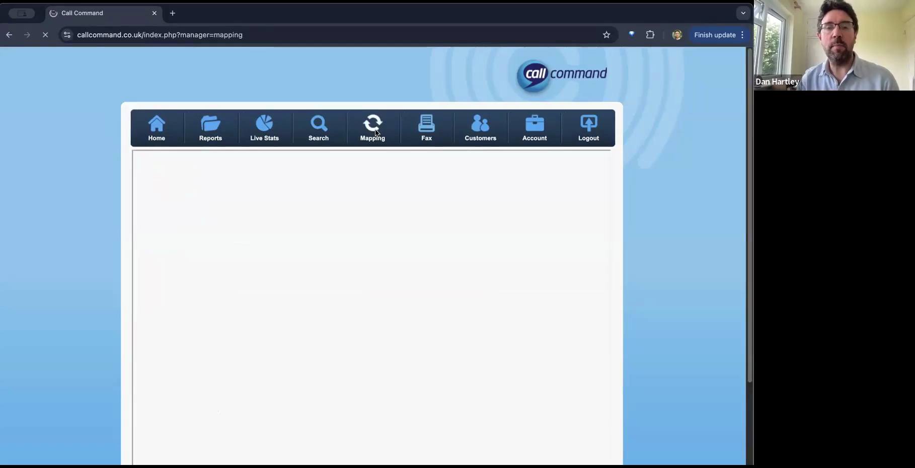 Step #5: Click the Mapping tab in the top navigation menu.