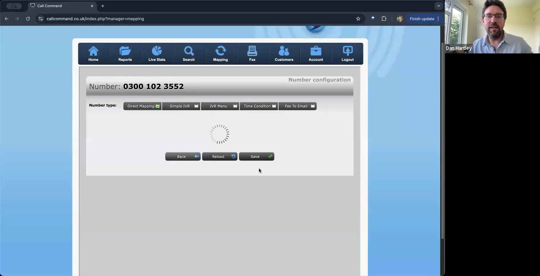 Step #10: Check the screen for a success message confirming the number has mapped to the new mobile.
