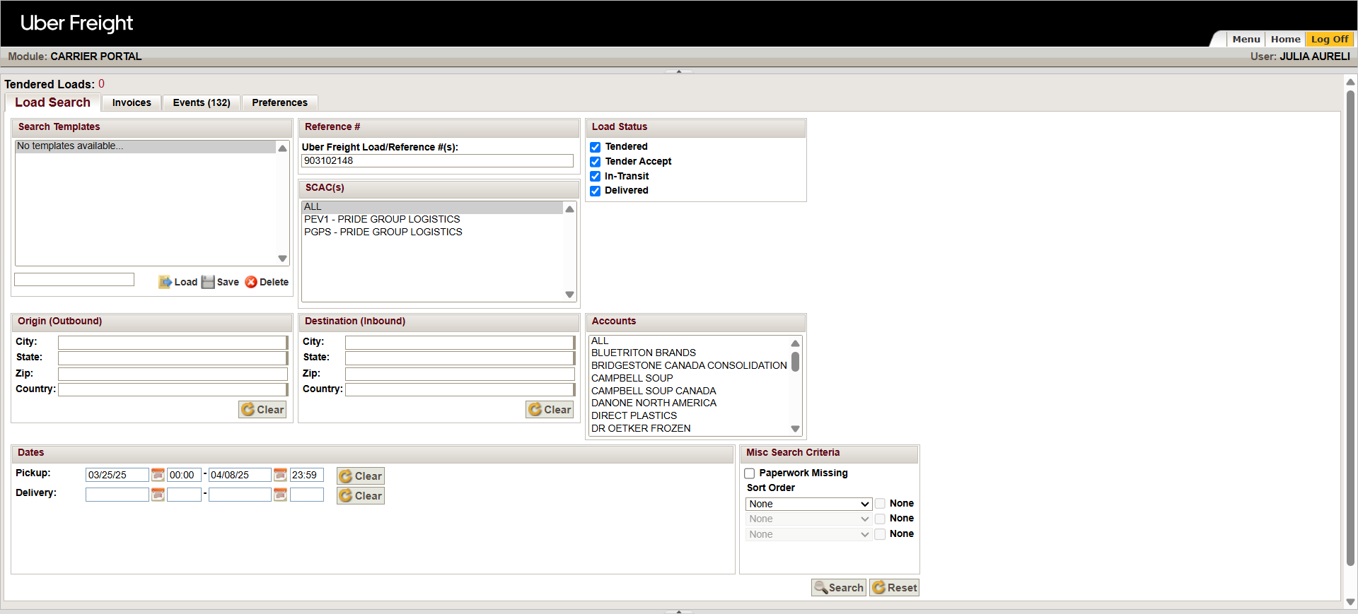 Step #5: Select "Search"