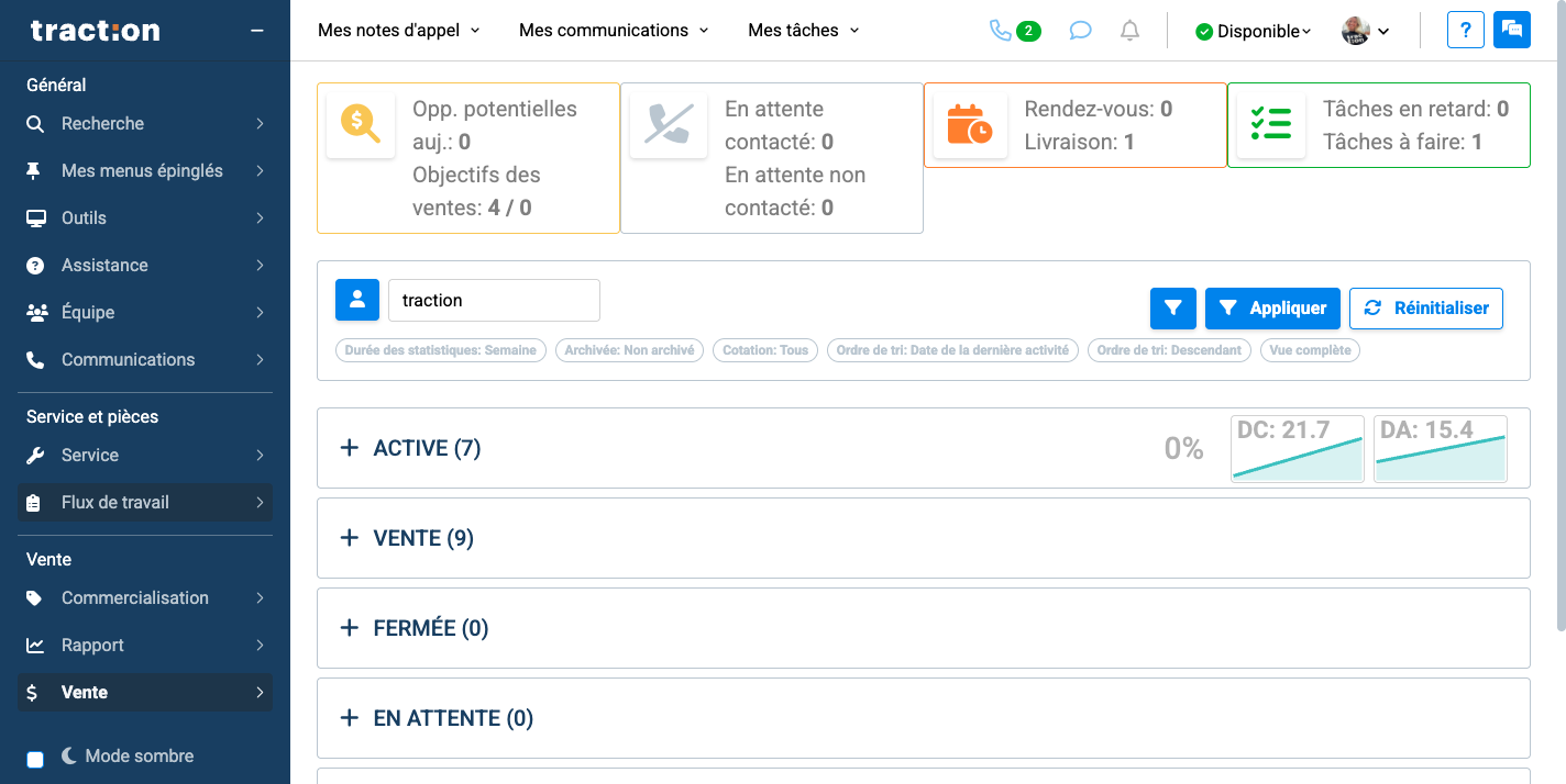 Step #1: Cliquez sur "Flux de travail" dans le menu de gauche