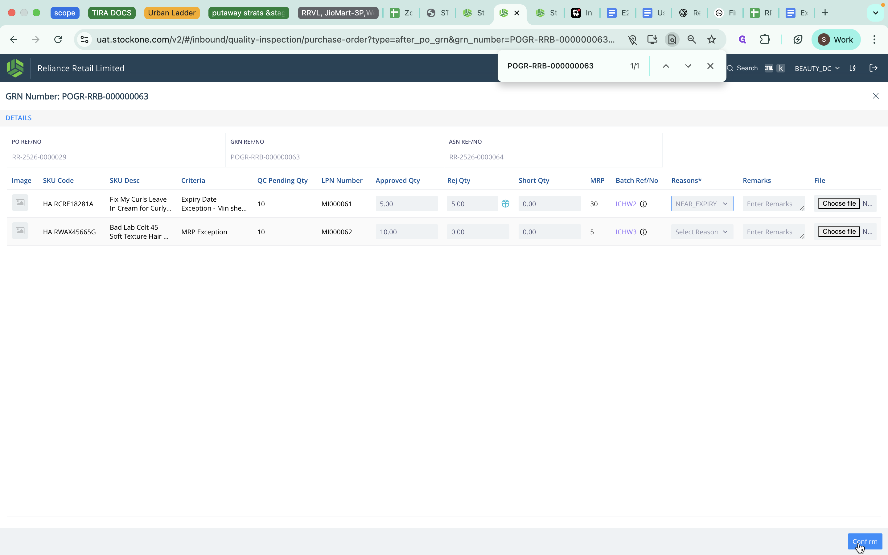 Step #11: Click on "Confirm"