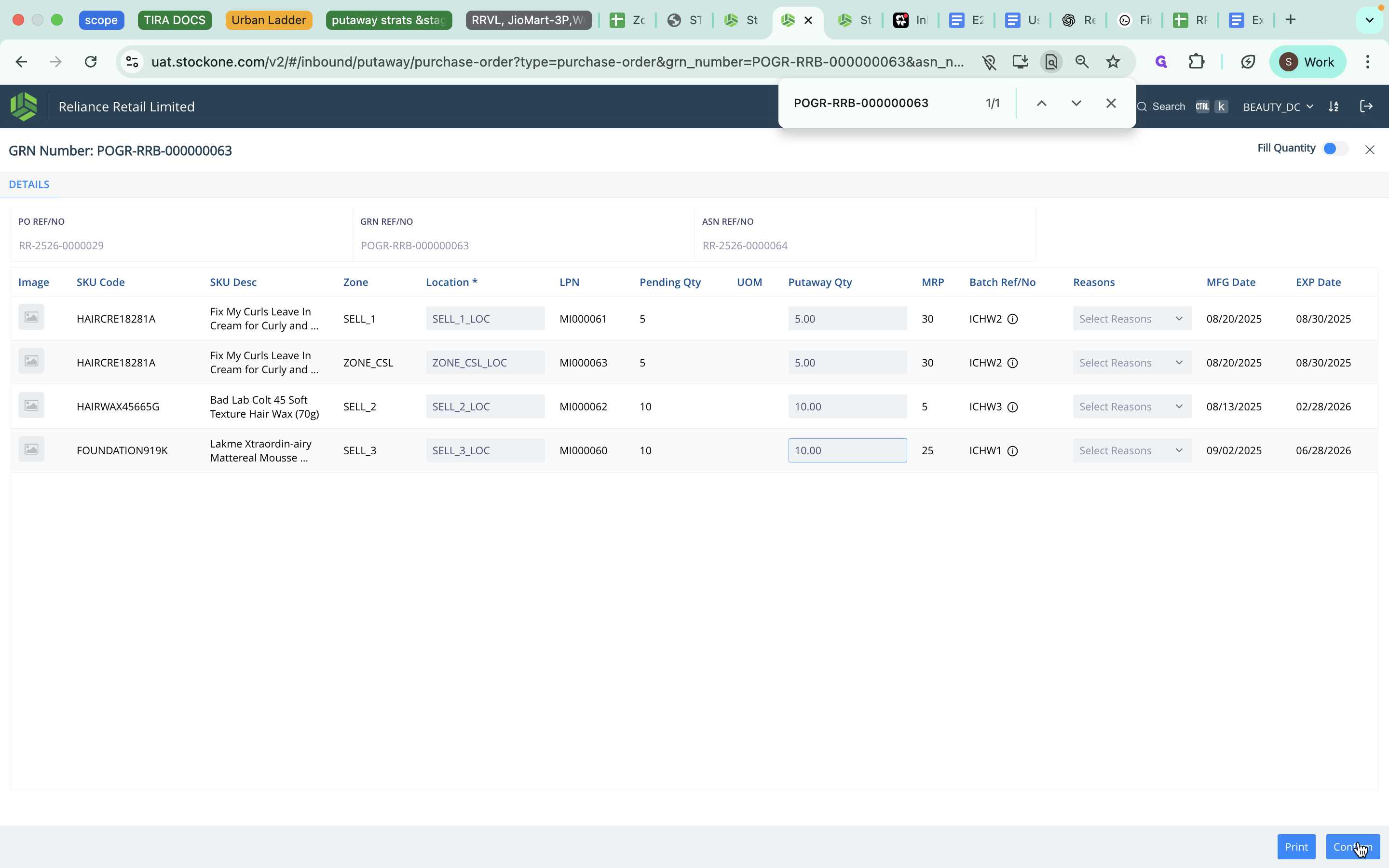 Step #17: Click on "Confirm"