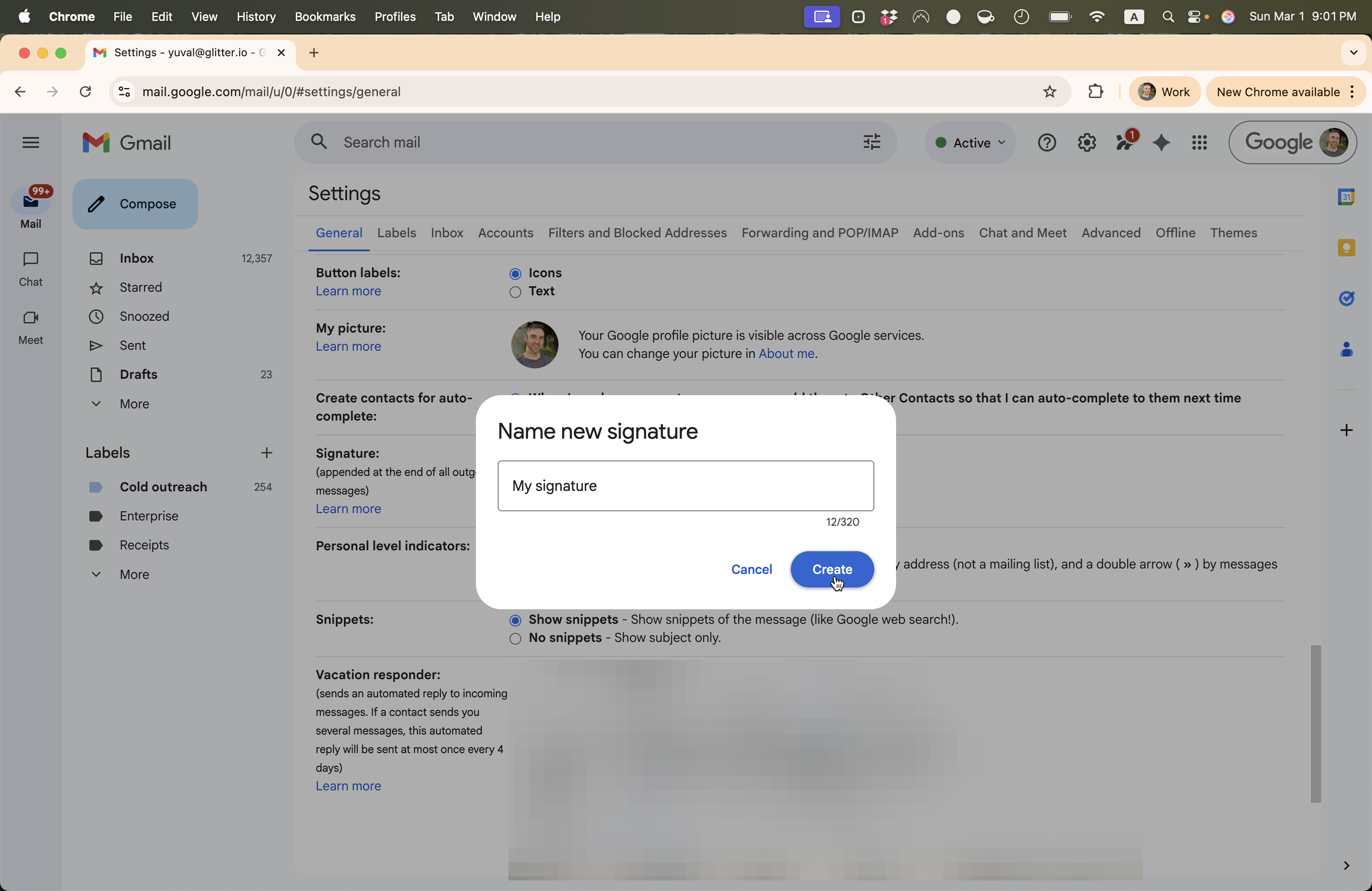 Step #6: Click on "Create"